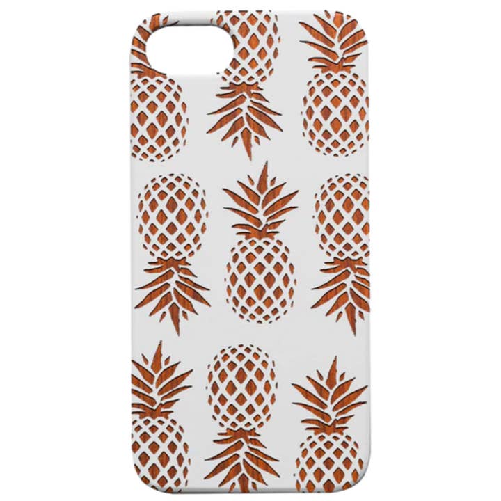 White Coated Rose Wood - Pineapple Bonanza Engraved for wholesale by OTTO CASE