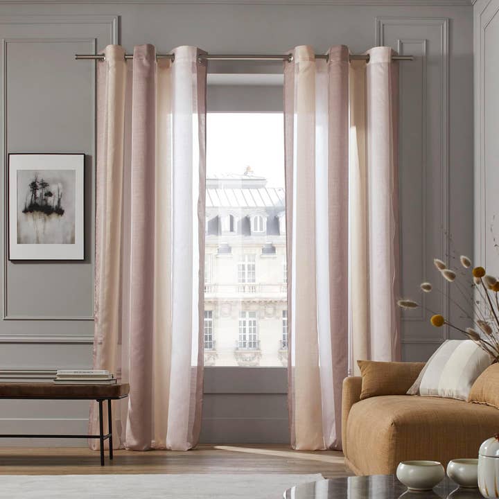 Eyelet Sheer Vanille for wholesale by Madura