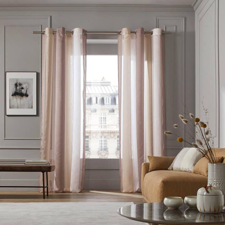 Eyelet Sheer Vanille for wholesale by Madura