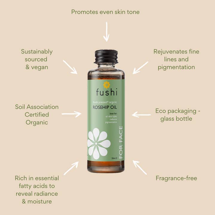 Fushi - Wholesale Facial Oil - Fushi Rosehip Oil 50ml1