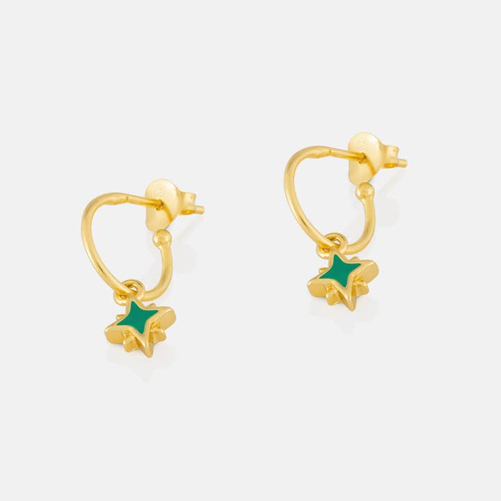 Pea Star Earrings for wholesale by One & Eight
