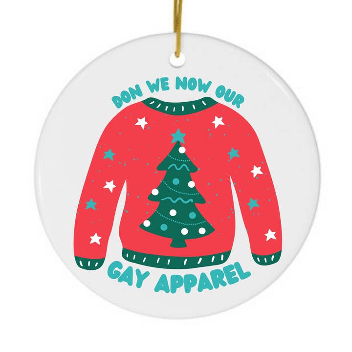 Décorations de Noël gay LGBTQ pour Noël pour la vente par R is for Robo