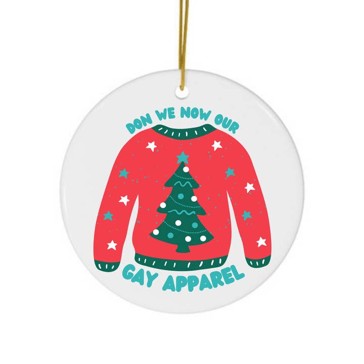 R is for Robo - Wholesale Ornament - Gay LGBTQ Holiday Ornaments Christmas Stocking Stuffers