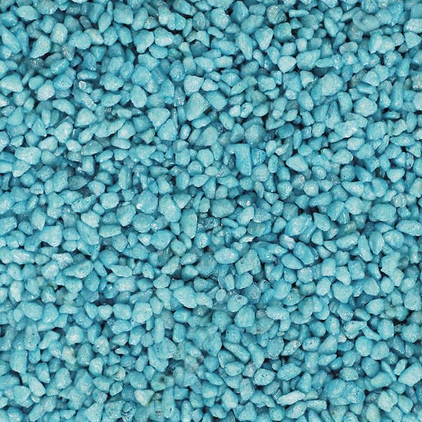 Vosteen - Wholesale Outdoor Ornament/Decor - Decorative gravel, coarsely, 2 kg, 2-3 mm per bag, turquoise