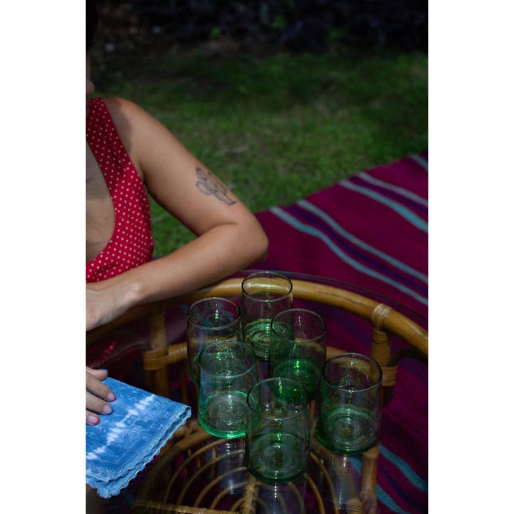 Voyage - Wholesale Cocktail/Liquor Glass - Moroccan Cocktail Glass Green (24)13