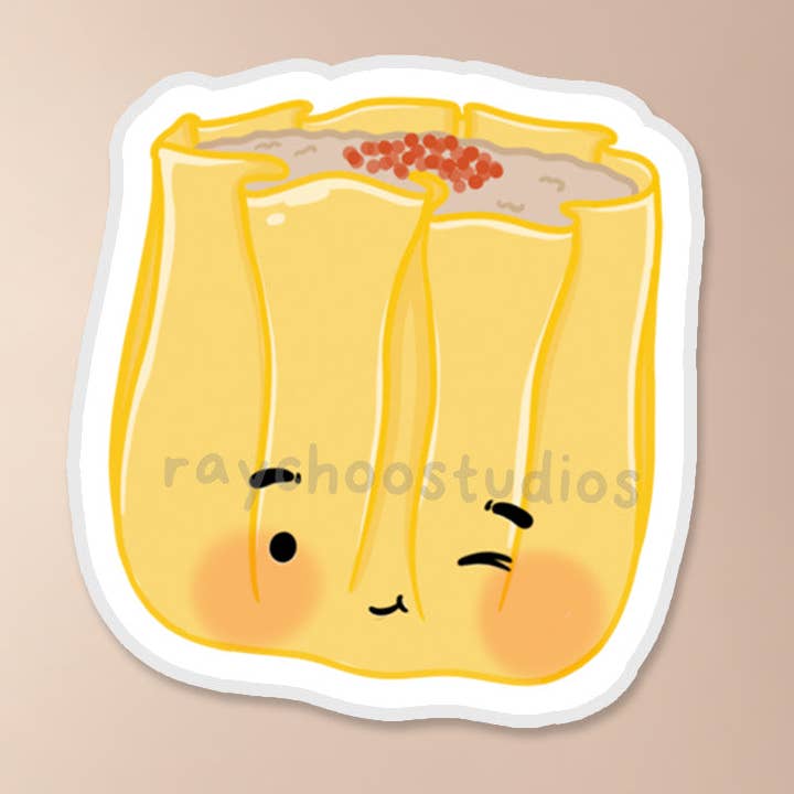 Autocollant vinyle Siu Mai pour la vente par Raychoo Studios Inc.