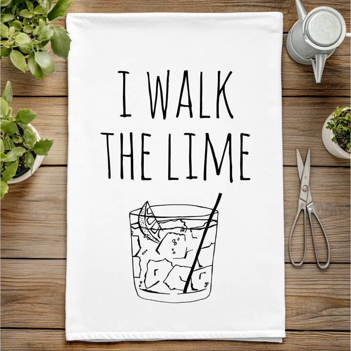 Walk The Lime - Küchentücher - ÜBERBESTAND VERKAUF für den Großhandel von Moonlight Makers