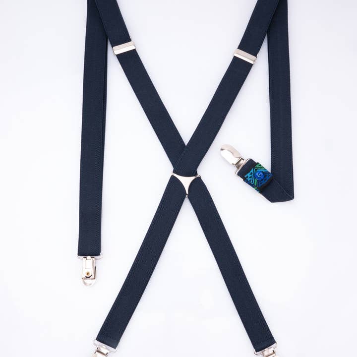 Bretelles Bande Élastique Bleu pour la vente par cuffupstyle