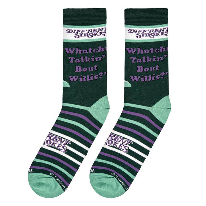 Diff'rent Strokes - Mens Crew Folded for wholesale by Cool Socks