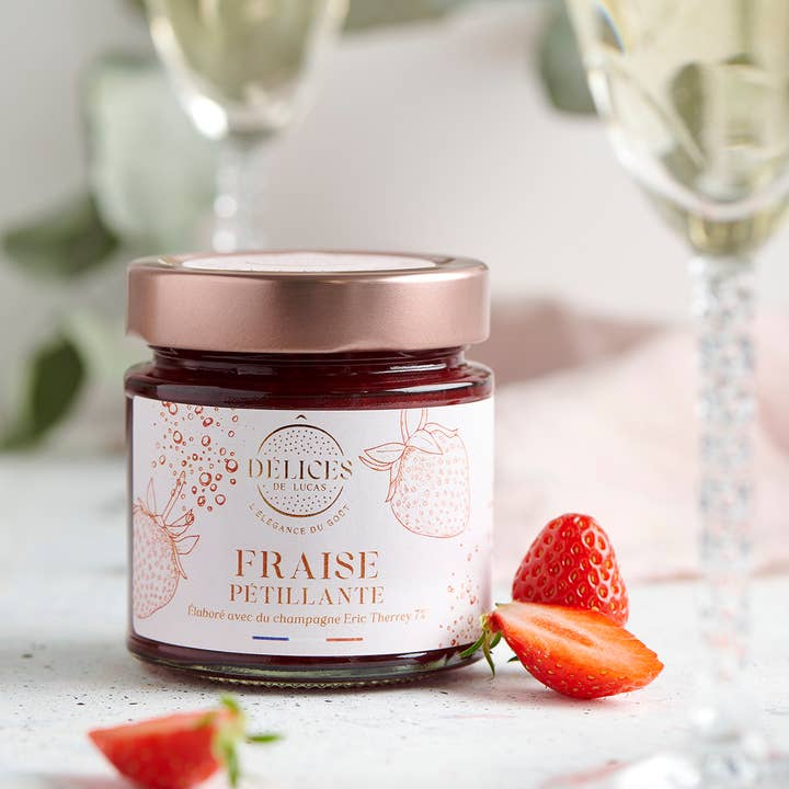 O'délices de Lucas - Wholesale Jam/Jelly - Sparkling strawberry (with champagne)