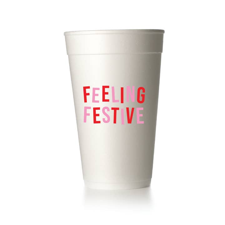 Feeling Festive Cups for wholesale by MADdesign