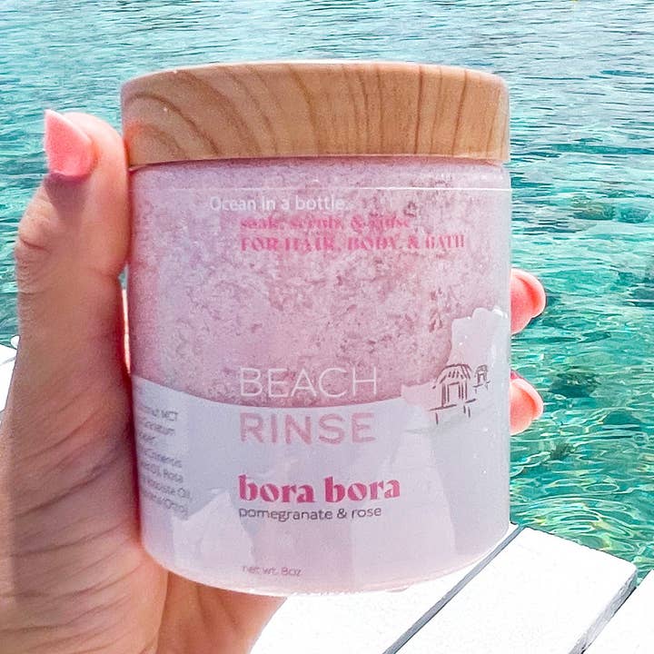 Bora Bora Pomegranate & Rose Body Scrub/Exfoliant for wholesale by Beach Rinse
