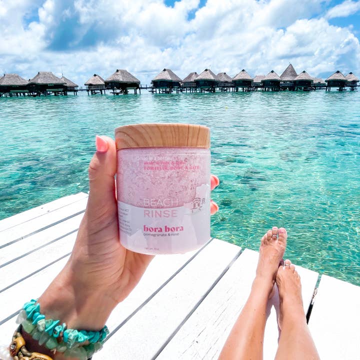 Bora Bora Pomegranate & Rose Body Scrub/Exfoliant for wholesale by Beach Rinse