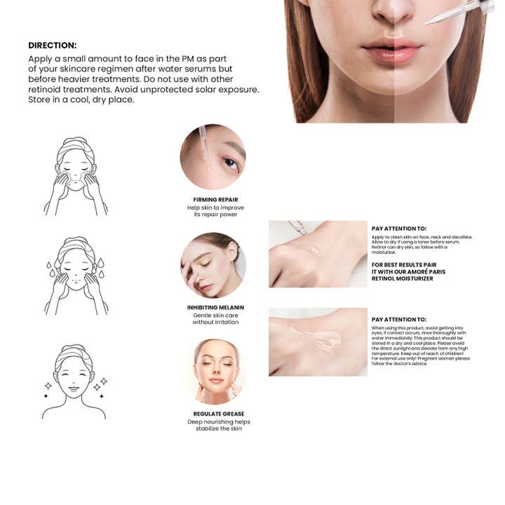 The American Gift Company (TAGCO) - Vendita all'ingrosso Sieri/creme concentrate per il viso - SIERO AL RETINOLO PER VISO CON ACIDO IALURONICO2