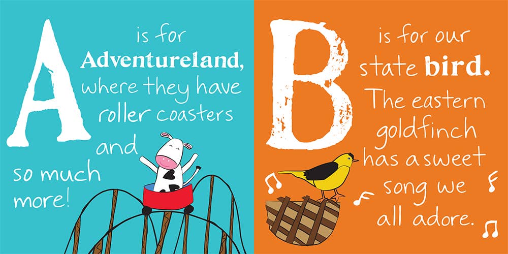 Sourcebooks - Wholesale Baby & Toddler Book (0-2) - ABCs of Iowa1