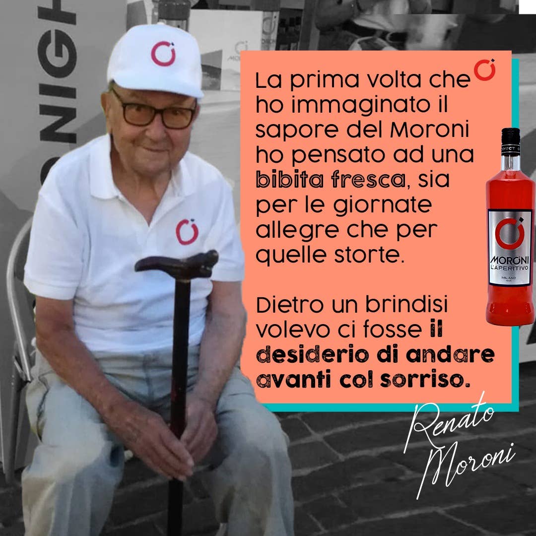 MORONI - Wholesale Non-Alcoholic Aperitif/Mocktail - MORONI BITTER FRIZZANTE 8° in a 20 cl bottle1