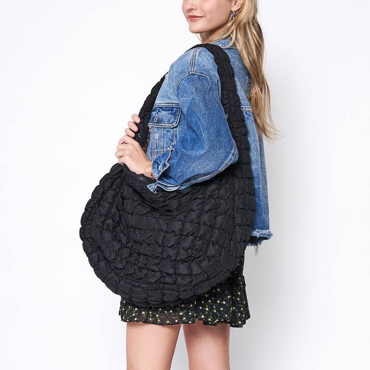 Fashion City - Wholesale Shoulder Bag - Women's - Stylish Puffer Lightweight Shoulder Large Bag10