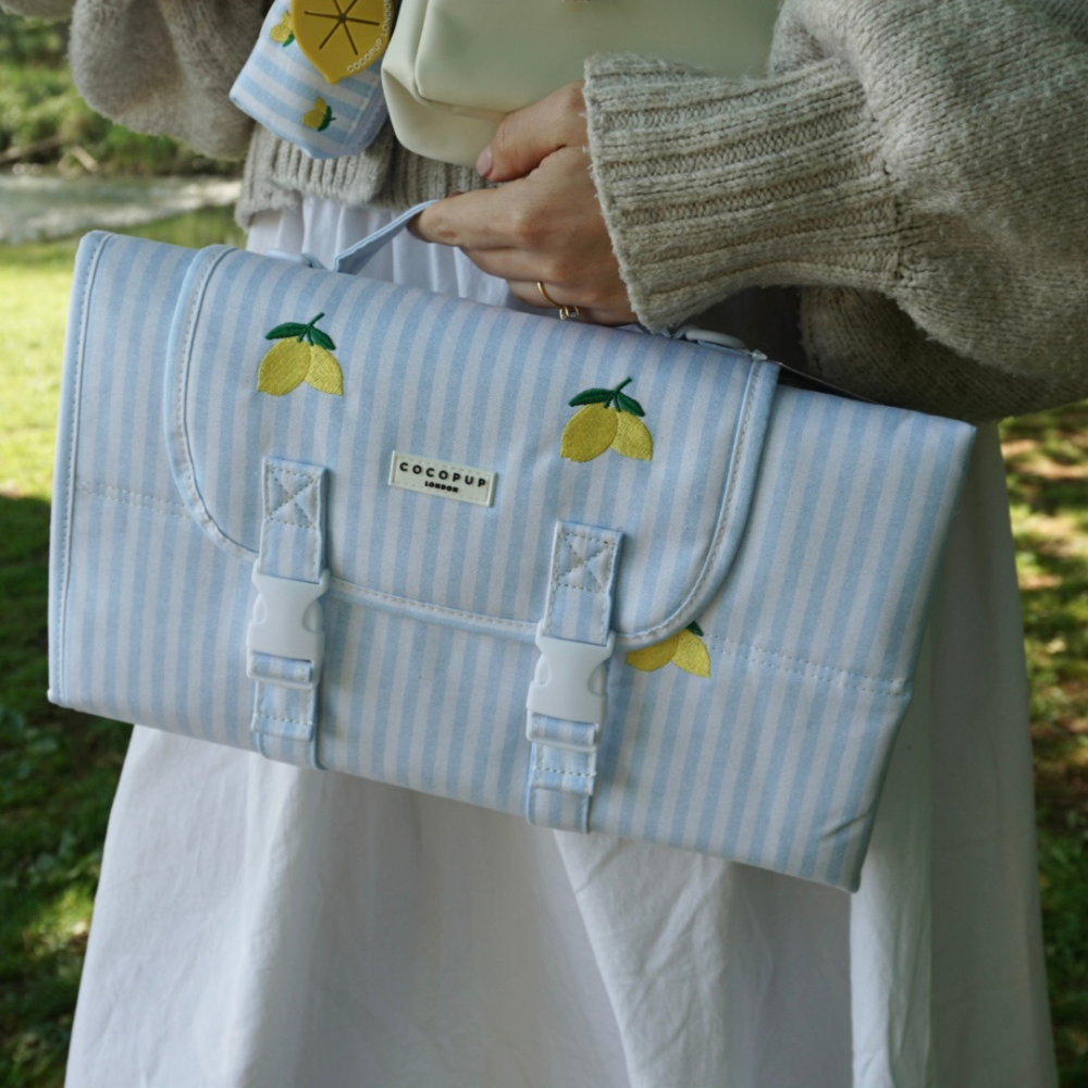 Cocopup London – wholesale Pet travel bowl – Dog – Travel Mat - Living La Vida Lemon7