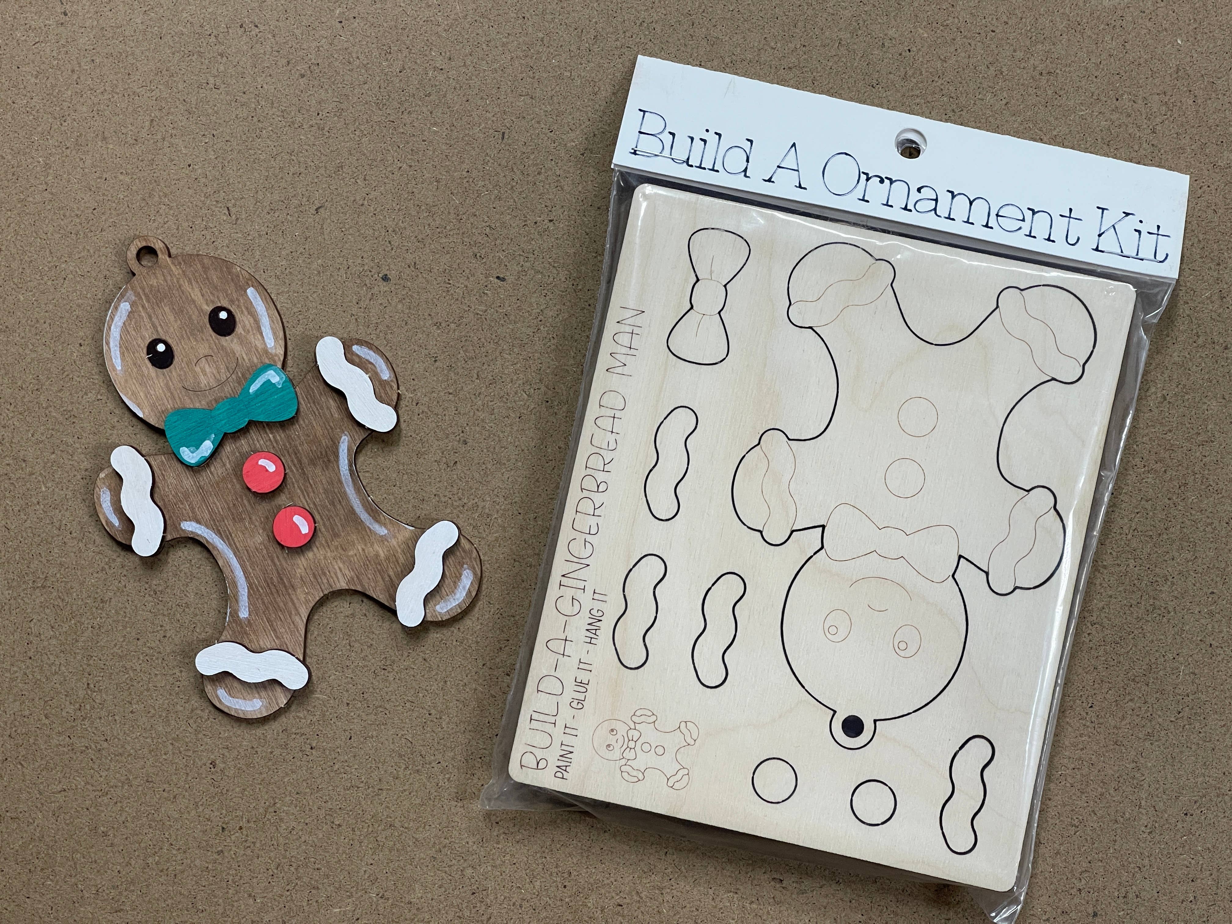 Reclaimed Woodworks Home Decor – wholesale DIY craft kit – DIY Gingerbread Man Ornament Kit DIY CHRISTMAS CRAFT KIT4