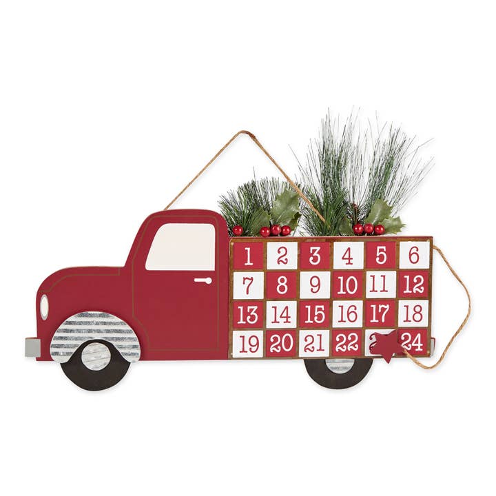 Christmas Tree Truck Advent Calendar for wholesale by Welcome Home Unbeatable Deals