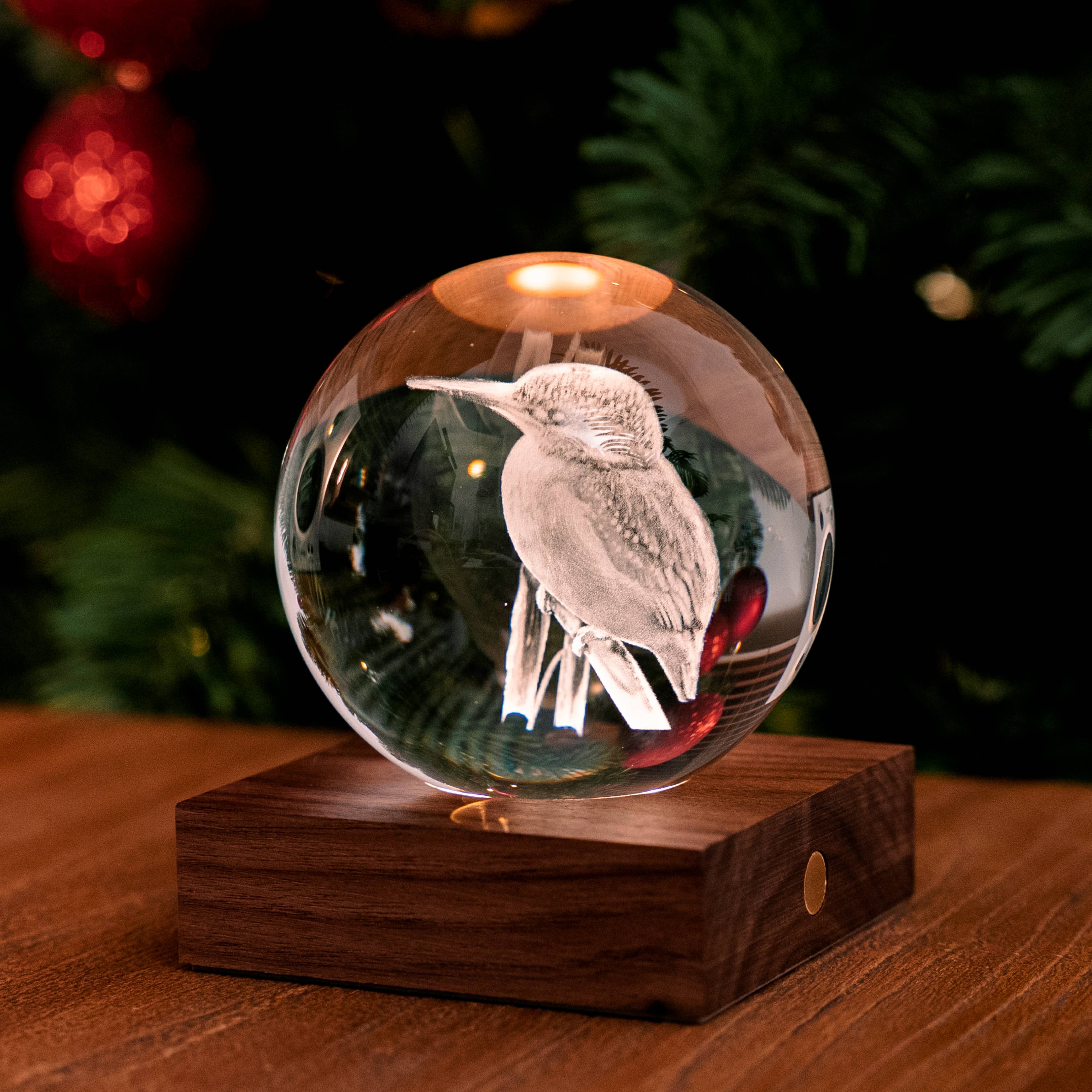 Gingko Design - Wholesale Night light - Amber Crystal Light24