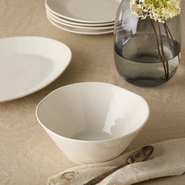 Linen Cream Deep Bowl 10.25x4.5 88 oz for wholesale by Certified International