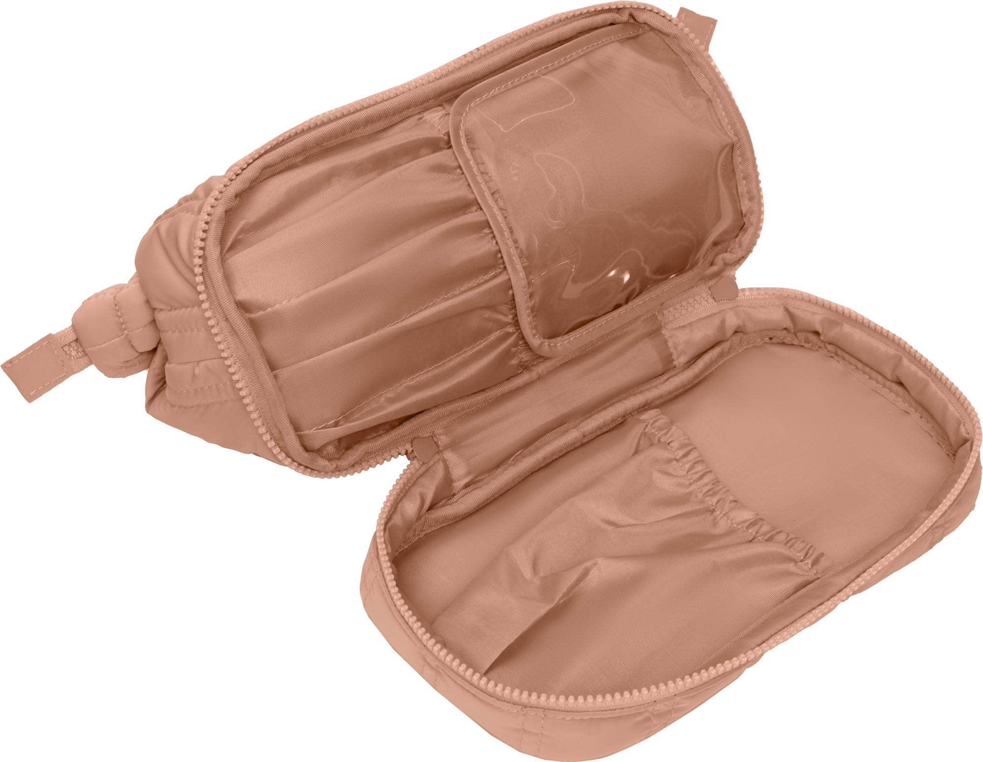 Magid – wholesale Toiletry bag – women's – Max Studio Tubular Quilted Nylon Toiletry Pouch19