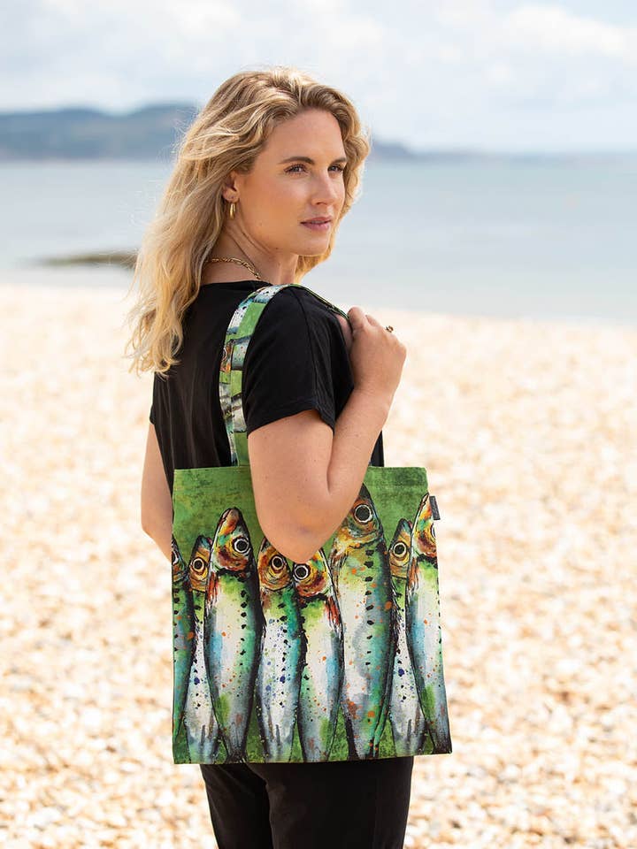 Tote Bag - Sardine for wholesale by Dollyhotdogs