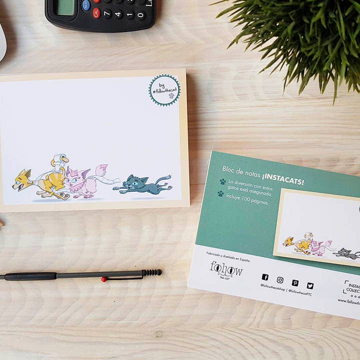Notizblock - Instacats „Familie & Chaos“ für den Großhandel von Follow The Cat