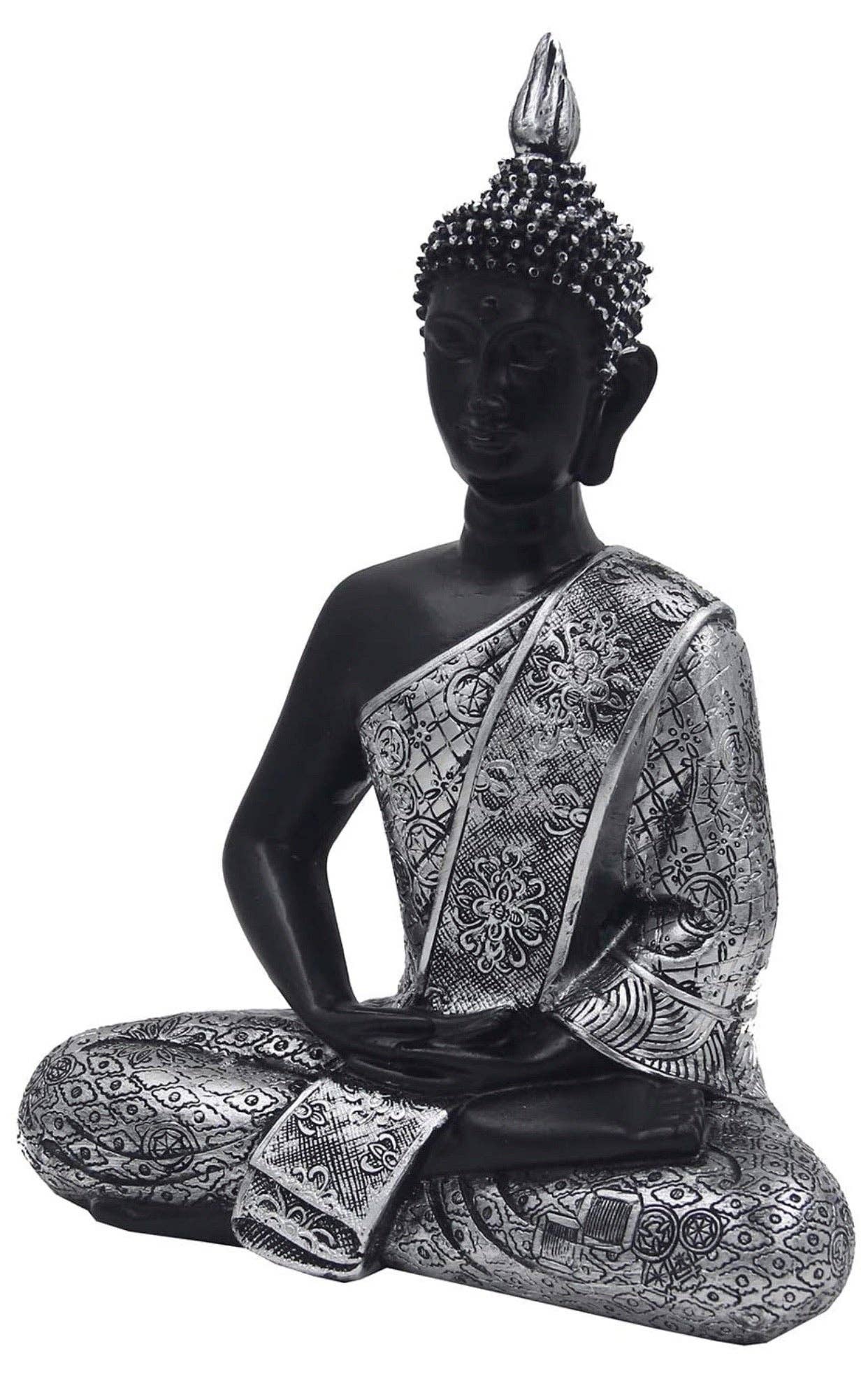 Lungta Imports - Vendita all'ingrosso Scultura - Statua del Buddha tailandese che medita l'armonia della pace 11 «alta1
