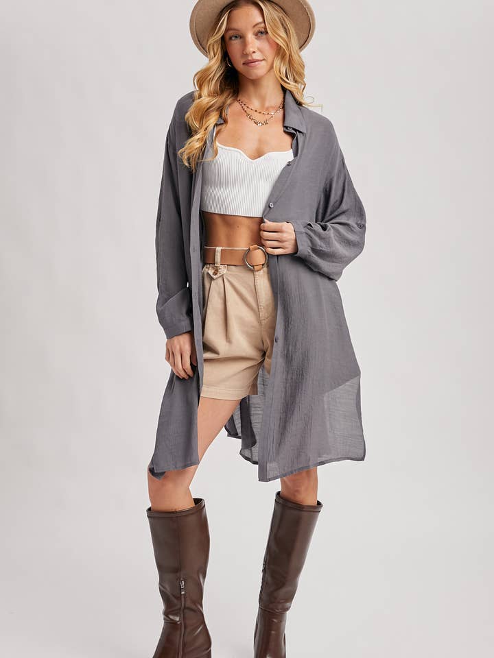 Bluivy – Camisa com botões no colarinho – Mulher por atacado – CAMISA DE PALANGRE VENTILADA COM BOTÕES32