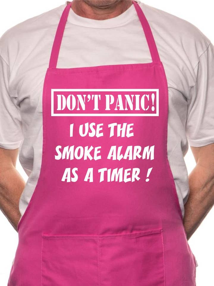 Don't Panic Fathers Day Gift BBQ Cooking Apron for wholesale by Print4U
