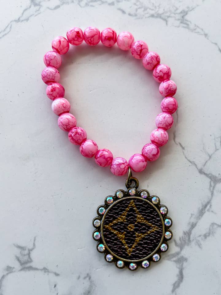 Upcycled Gem bracelet for wholesale by Bangles & Bourbon