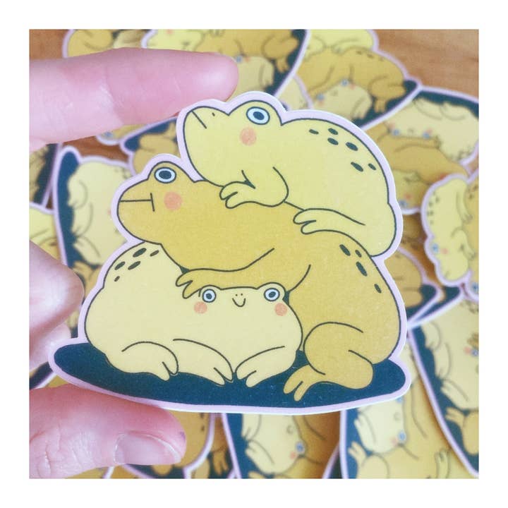 Sydney Warnes - Wholesale Sticker - Toad Pile Sticker1
