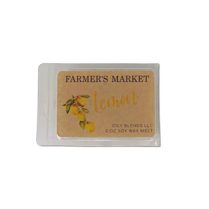 Oily Blends - Wholesale Wax Melt - Lemon Farmer's Market 3oz Soy Wax Melt