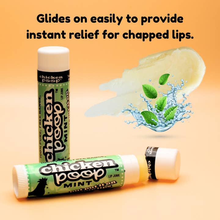 Chicken Poop - Wholesale Lip Balm - .15 oz. Chicken Poop® MINT Balm, 24ct. CHICKEN