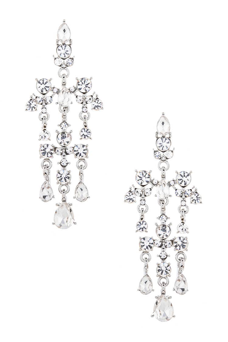 Artini Accessories – wholesale Dangle earrings – Crystal Bridal Chandelier Earrings1