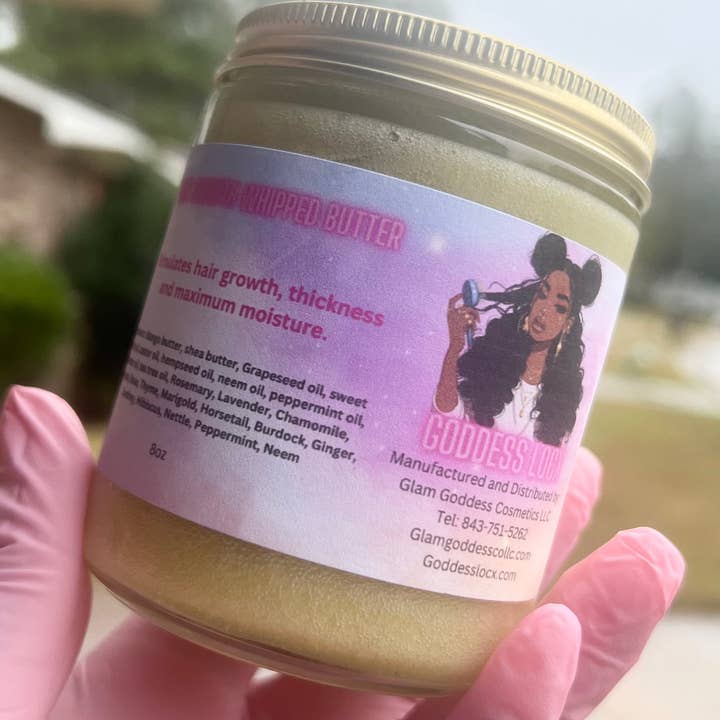 Glam Goddess Cosmetics - Wholesale Hair Styling Gel/Mousse - Herbal Hair Growth Butter