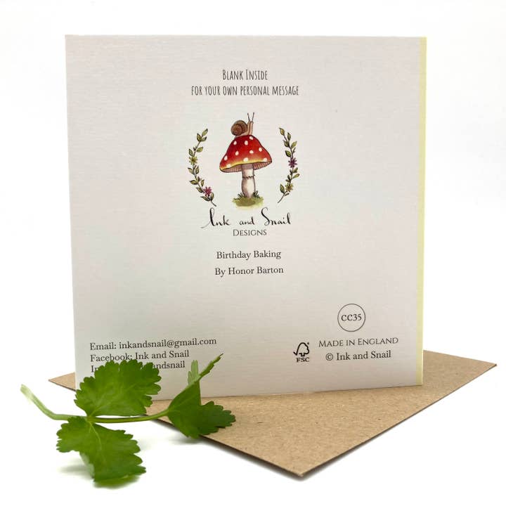 Ink and Snail Limited - Wholesale Birthday Card - Birthday Card - Birthday Baking1
