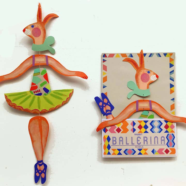 wini-tapp – wholesale Baby mobile – Rabbit Ballerina Nursery Mobile