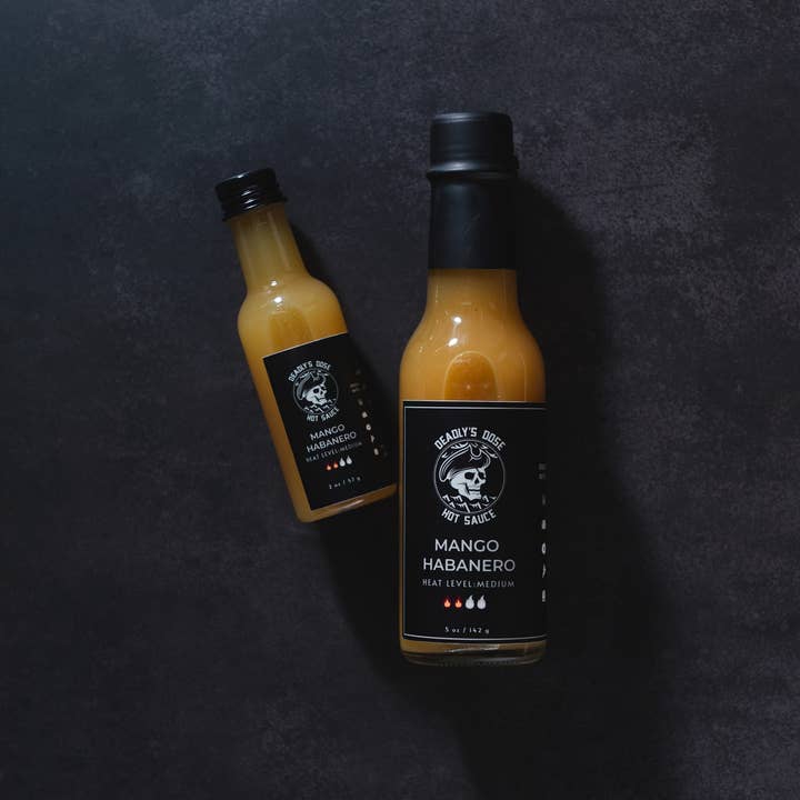 Deadly's Dose Hot Sauce Company - Wholesale Hot Sauce - Mango Habanero- Medium4