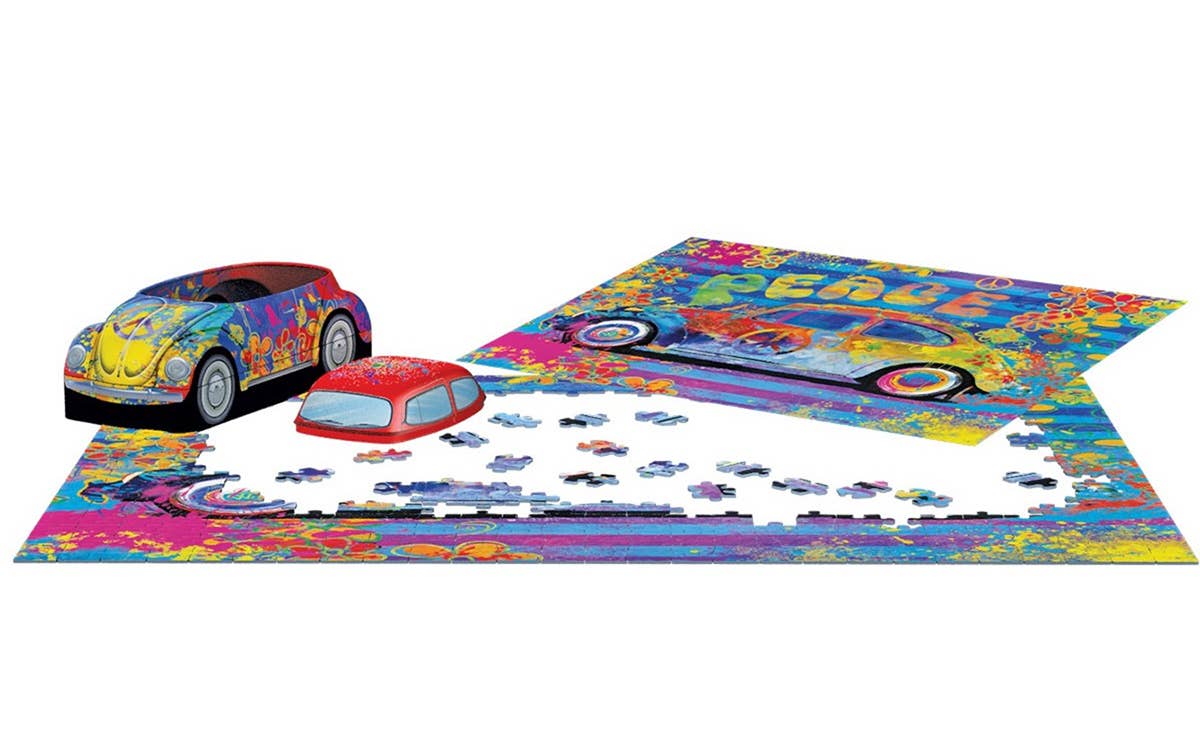 Eurographics Puzzles USA - Wholesale Puzzle - Adult - VW Beetle Splash Tin2