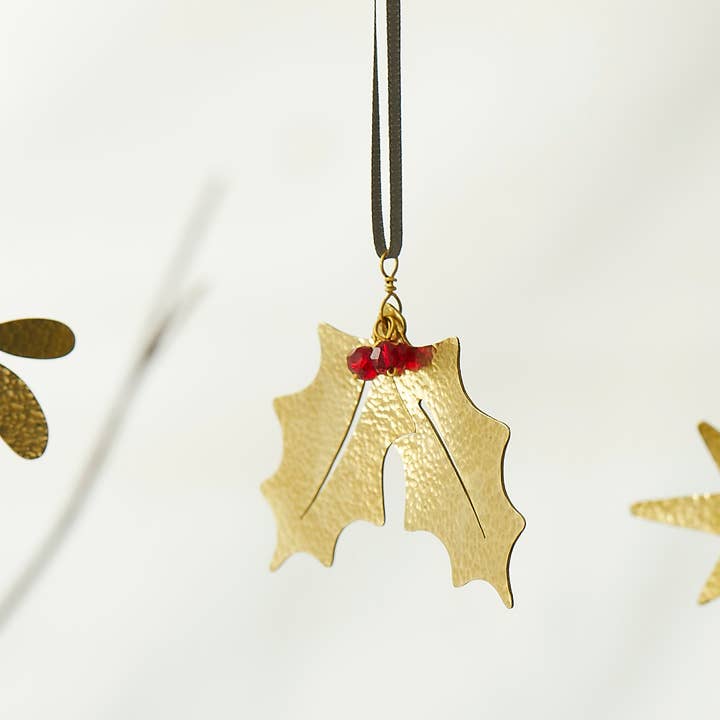 Christmas Decoration Holly for wholesale by Just Trade UK