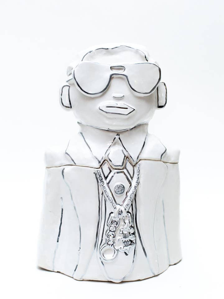 Karl Cookie Jar for wholesale by Hazy Mae