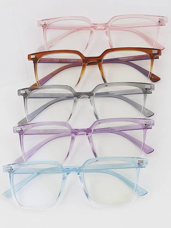 Translucent Blue Light Blocker Glasses for wholesale by Shop Neighbors