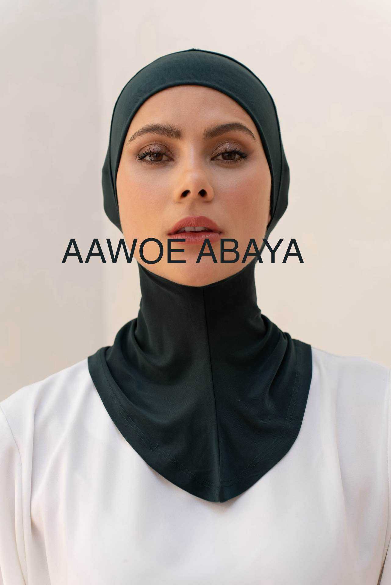 Aawoe Abaya – wholesale Hijab - Dam – Elegant hijabmössa med kaffekant - 22885