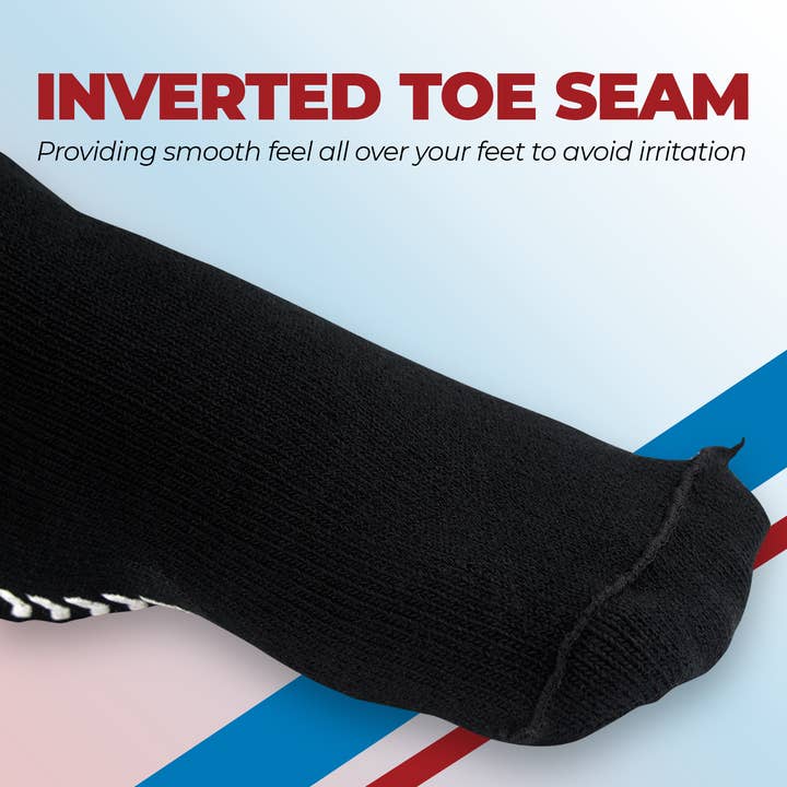FORTIVO - Wholesale Socks - Men's - Hospital Socks for Men with Grips, Non Slip Socks