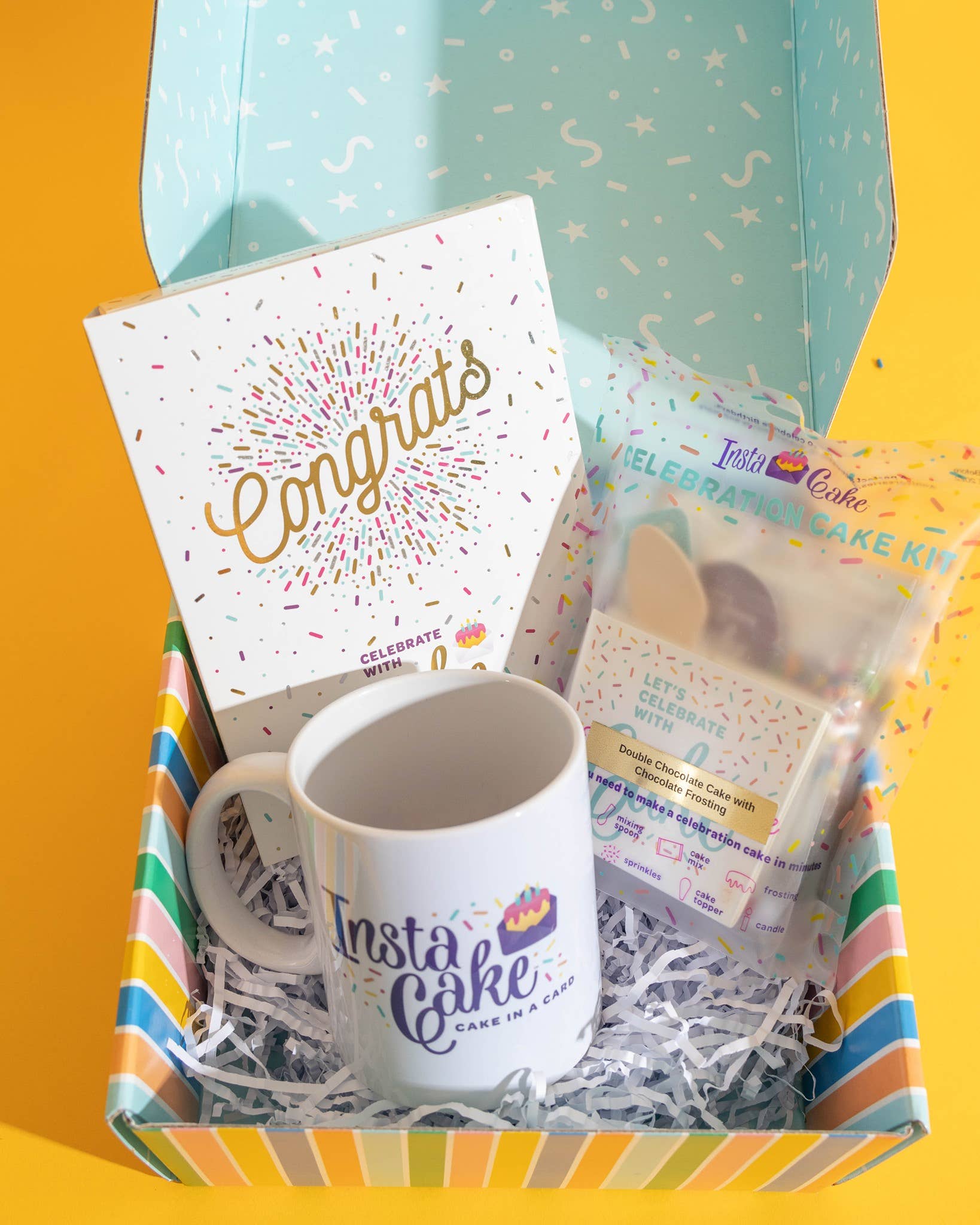 InstaCake Cards – Engroshandel Kagemix – Tillykkekort - Dobbelt chokolade2