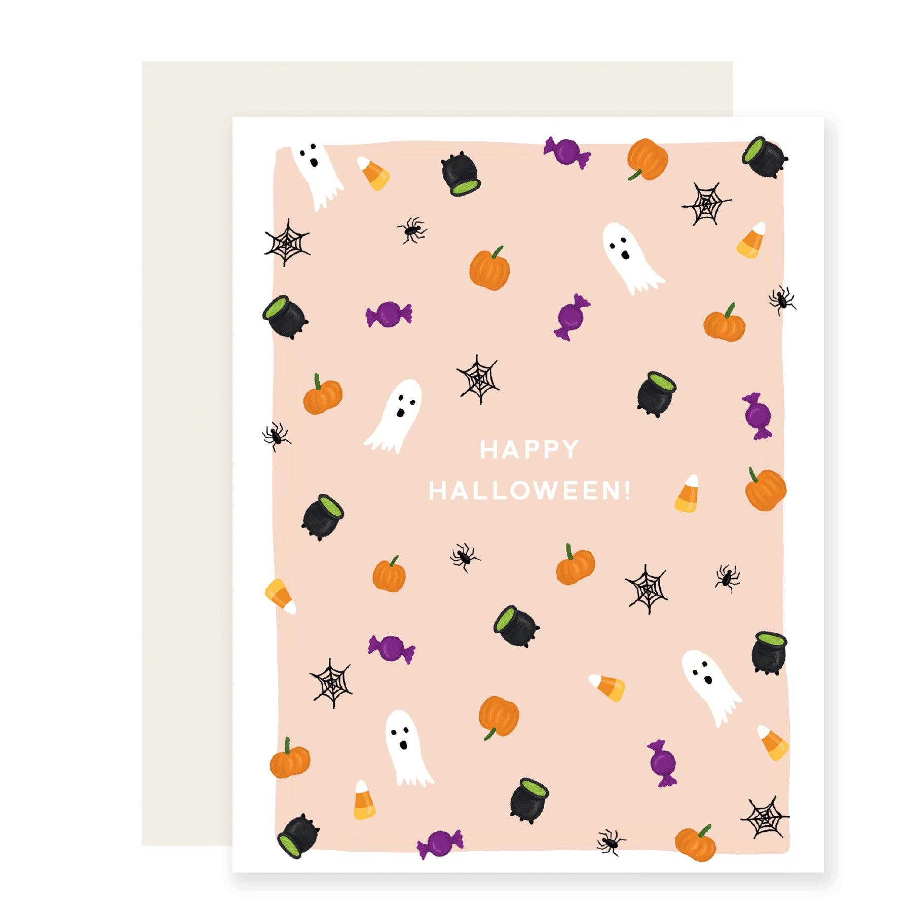 Slightly Stationery - Wholesale Halloween Card - Happy Halloween1