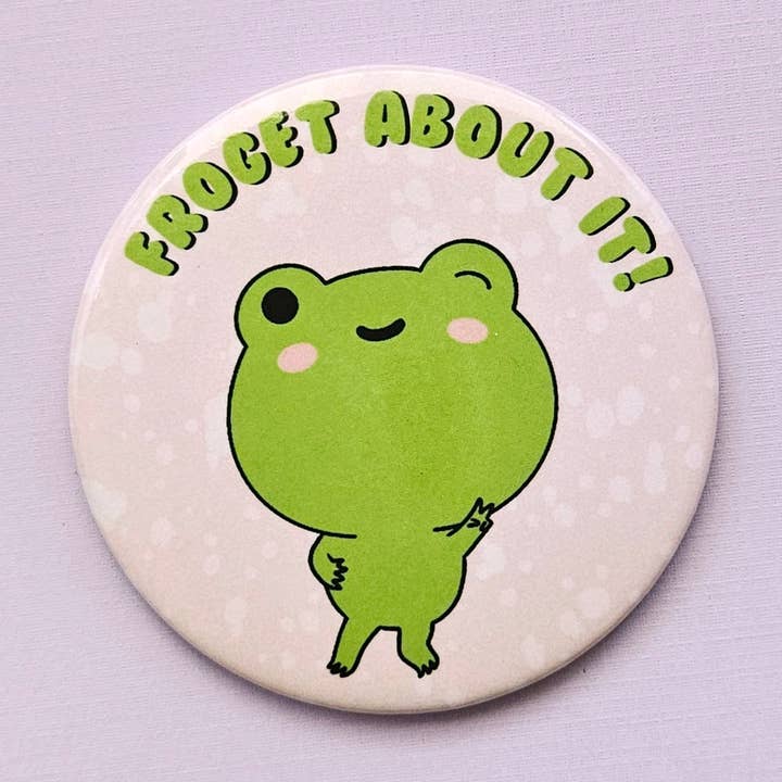 Froget About It pocket mirror for wholesale by These Things